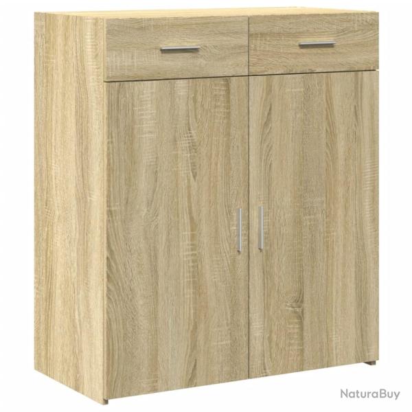 Buffet bahut commode armoire meuble de rangement organisateur cuisine salle de s�jour salon sonoma