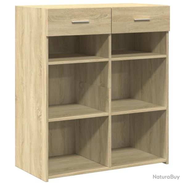 Buffet bahut commode armoire meuble de rangement organisateur cuisine salle de s�jour salon sonoma