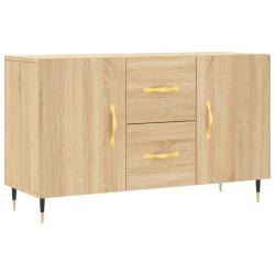 Buffet bahut commode armoire meuble de rangement organisateur cuisine salle de s&eacute;jour salon sonoma