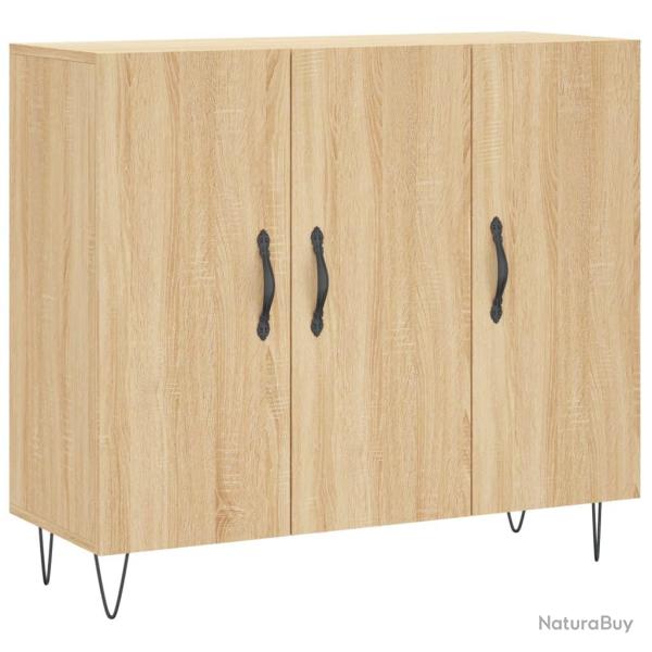 Buffet bahut commode armoire meuble de rangement organisateur cuisine salle de s�jour salon sonoma