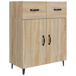 Buffet bahut commode armoire meuble de rangement organisateur cuisine salle de s&eacute;jour salon sonoma