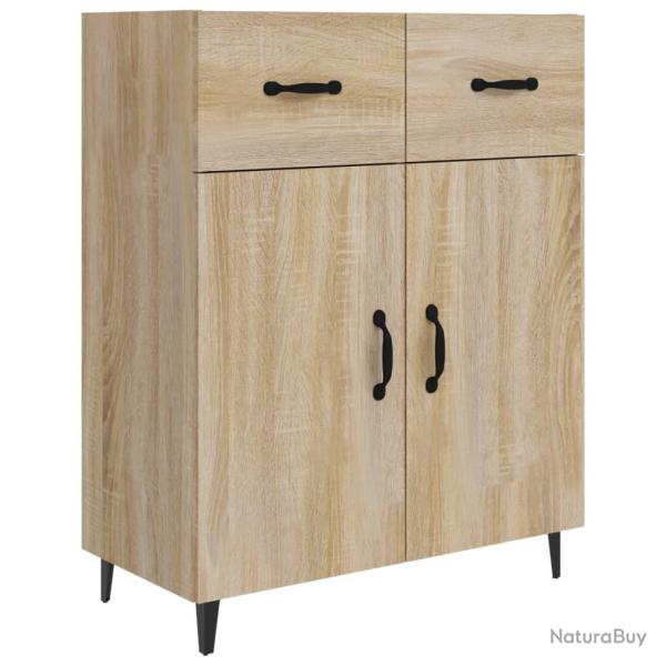 Buffet bahut commode armoire meuble de rangement organisateur cuisine salle de s�jour salon sonoma
