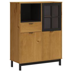 Buffet bahut commode armoire meuble de rangement organisateur cuisine salle de s&eacute;jour salon avec po