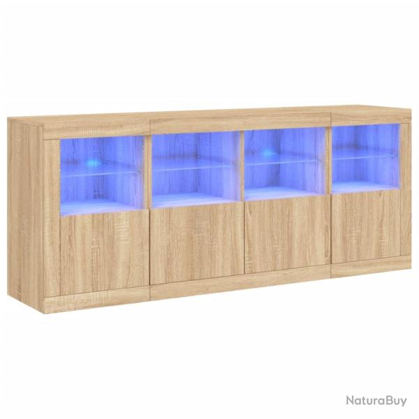 Buffet bahut commode armoire meuble de rangement organisateur cuisine salle de s�jour salon avec lu