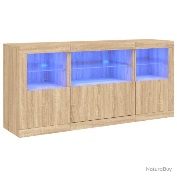 Buffet bahut commode armoire meuble de rangement organisateur cuisine salle de s�jour salon avec lu