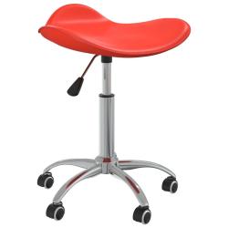 Chaise fauteuil si&egrave;ge de bureau informatique &eacute;tude similicuir rouge 02_0024062