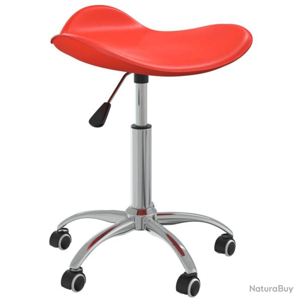 Chaise fauteuil si�ge de bureau informatique �tude similicuir rouge 02_0024062