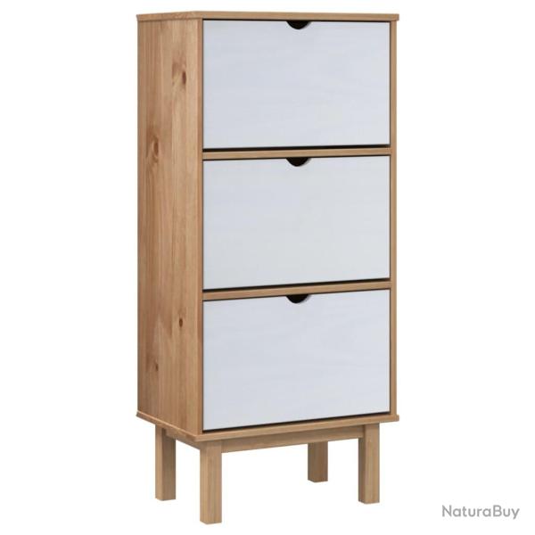 Armoire � chaussures range chaussures rangement meuble entr�e couloir salon et 3 tiroirs et bois pi
