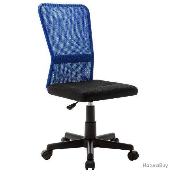 Chaise fauteuil si�ge de bureau informatique �tude et 44 x 52 x 100 cm tissu en maille bleu 02_0024