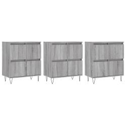Buffet bahut commode armoire meuble de rangement organisateur cuisine salle de s&eacute;jour salons 3 pcs