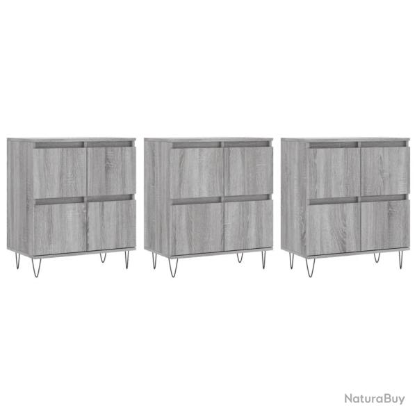 Buffet bahut commode armoire meuble de rangement organisateur cuisine salle de s�jour salons 3 pcs