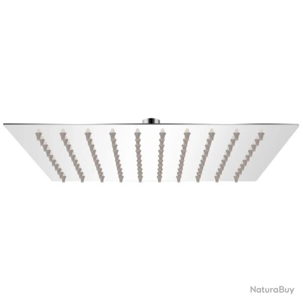 T�te de douche plongeante carr�e en acier inoxydable 20 x 20 cm 02_0003090