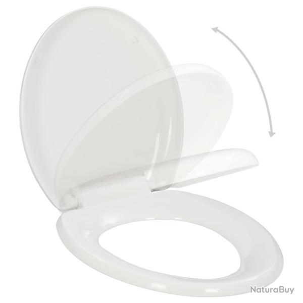 Abattant WC � fermeture en douceur lib�ration rapide blanc 02_0002906