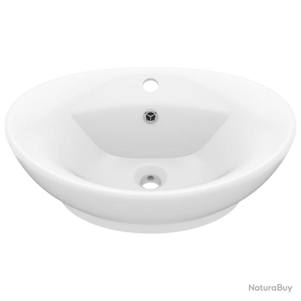 Lavabo ovale de luxe � trop-plein vasque � poser de toilette lave-mains de salle de bain maison int
