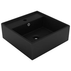 Lavabo carr&eacute; de luxe &agrave; trop-plein vasque &agrave; poser de toilette lave-mains de salle de bain salle cosm