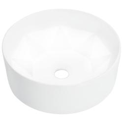 Lavabo vasque salle de bain 36 x 14 cm c&eacute;ramique blanc 02_0002618