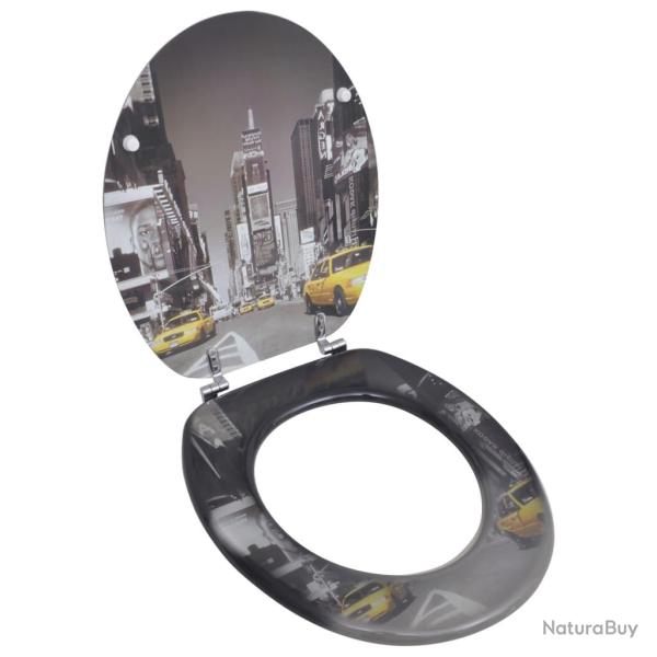 Si�ge de toilette abattant avec couvercle en MDF design de New York 02_0002885