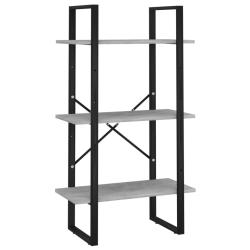 &Eacute;tag&egrave;re de rangement 60 x 30 x 105 cm agglom&eacute;r&eacute; gris 02_0000631