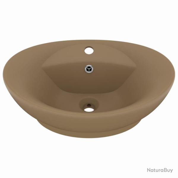 Lavabo ovale de luxe � trop-plein vasque � poser de toilette lave-mains de salle de bain salle cosm