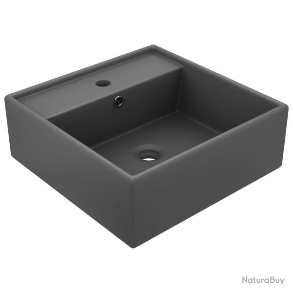 Lavabo carr� de luxe � trop-plein vasque � poser de toilette lave-mains de salle de bain salle cosm