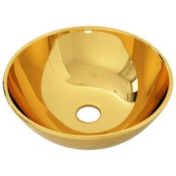 Lavabo 28 x 10 cm au-dessus du comptoir c&eacute;ramique dor&eacute; 02_0002595