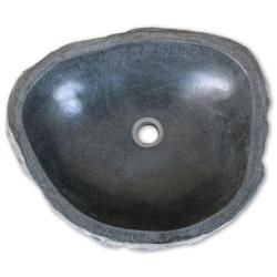 Lavabo en pierre de rivi&egrave;re ovale 46-52 cm 02_0002653