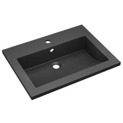 Lavabo salle de bain 60 x 45 cm en granit noir 02_0002562