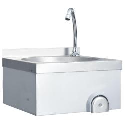 Lavabo de lavage des mains avec robinet et distributeur de savon lave-mains vasque &agrave; poser cuisine