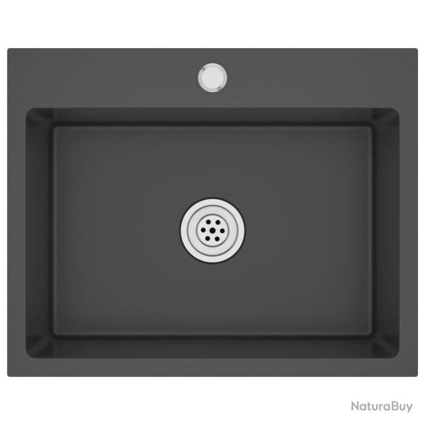 �vier de cuisine fait main 55 x 44 cm acier inoxydable noir 02_0002462
