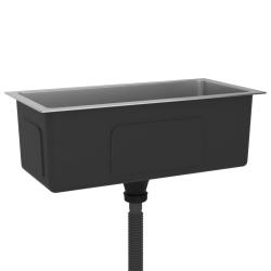 Evier de cuisine fait &agrave; la main maison int&eacute;rieur lavabo de salle de bain 60 x 30 cm acier inoxydabl
