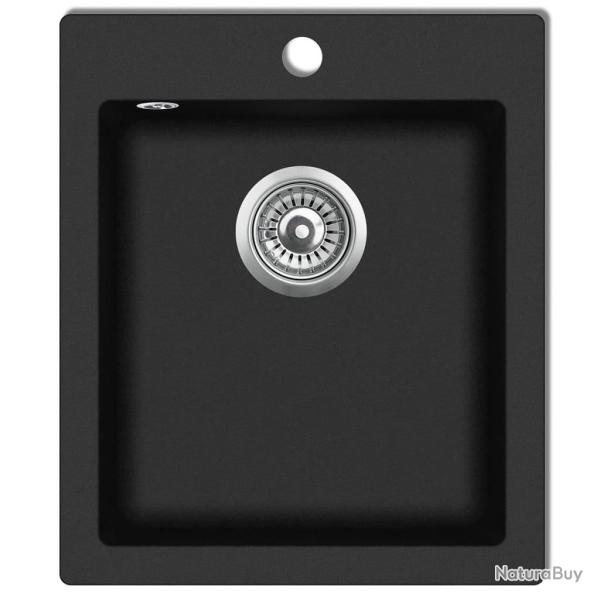 �vier de cuisine lavabo granite 50 x 33 aluminium noir 02_0002307