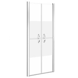 Porte de douche salle de bain toilette salle d'eau maison int&eacute;rieur ESG 86x190 cm demi-d&eacute;poli 02_00