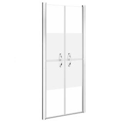 Porte de douche salle de bain toilette salle d'eau maison int&eacute;rieur ESG 96x190 cm demi-d&eacute;poli 02_00