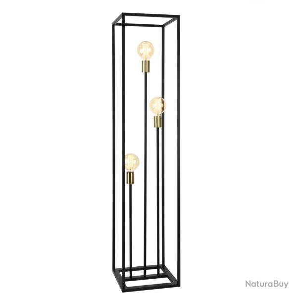 Lampadaire lampe sur pied m�tal e27 noir 140 cm 03_0002455