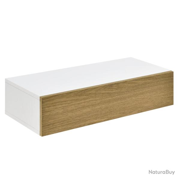 �tag�re murale meuble de rangement avec comptoir 50 cm blanc beige 03_0001715