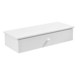 &Eacute;tag&egrave;re murale avec rangement 60 cm blanc 03_0001720