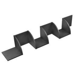 &Eacute;tag&egrave;re murale mat design r&eacute;tro gris fonc&eacute; 03_0001696