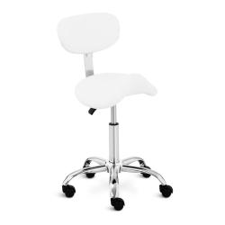 Si&egrave;ge chaise fauteuil selle de cheval 150 kg max blanc 14_0003497