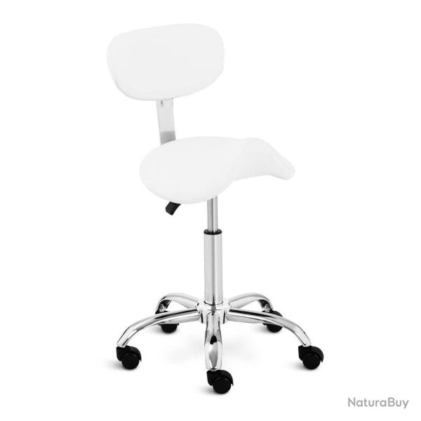 Si�ge chaise fauteuil selle de cheval 150 kg max blanc 14_0003497