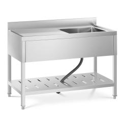 &Eacute;vier professionnel 1 bac 49 x 42 x 24 cm acier inoxydable 14_0000163