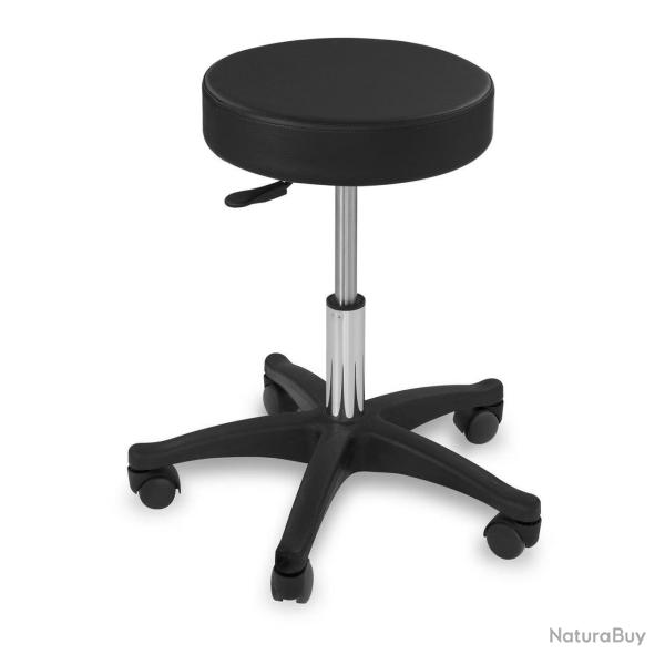 Tabouret chaise si�ge de bureau � roulette noir 14_0003752