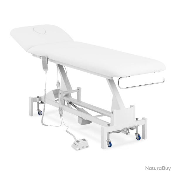 Table de massage professionnel cadre m�tal rev�tement PU blanc 14_0003631
