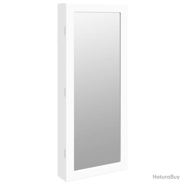 Armoire � bijoux meuble rangement organisateur chambre vestiaire salle de bain avec miroir et �clai