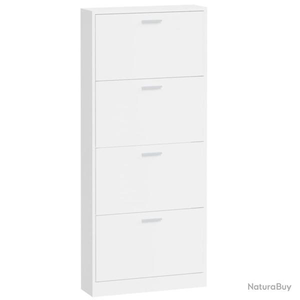Armoire � chaussures range chaussures rangement meuble entr�e couloir salon brillant 59 x 17 x 150