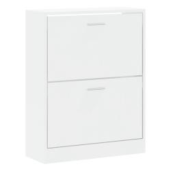 Armoire &agrave; chaussures range chaussures rangement meuble entr&eacute;e couloir salon brillant 63 x 24 x 81 c
