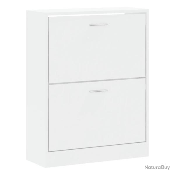 Armoire � chaussures range chaussures rangement meuble entr�e couloir salon brillant 63 x 24 x 81 c