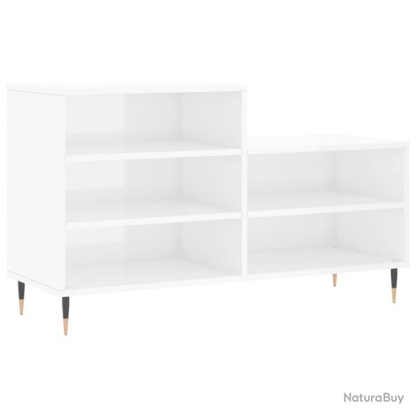 Armoire � chaussures range chaussures rangement meuble entr�e couloir salon brillant 102 x 36 x 60