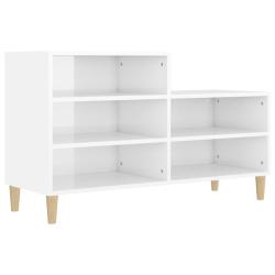 Armoire &agrave; chaussures range chaussures rangement meuble entr&eacute;e couloir salon brillant 102 x 36 x 60