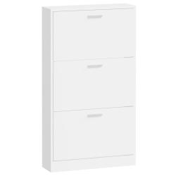 Armoire &agrave; chaussures range chaussures rangement meuble entr&eacute;e couloir salon brillant 59 x 17 x 108
