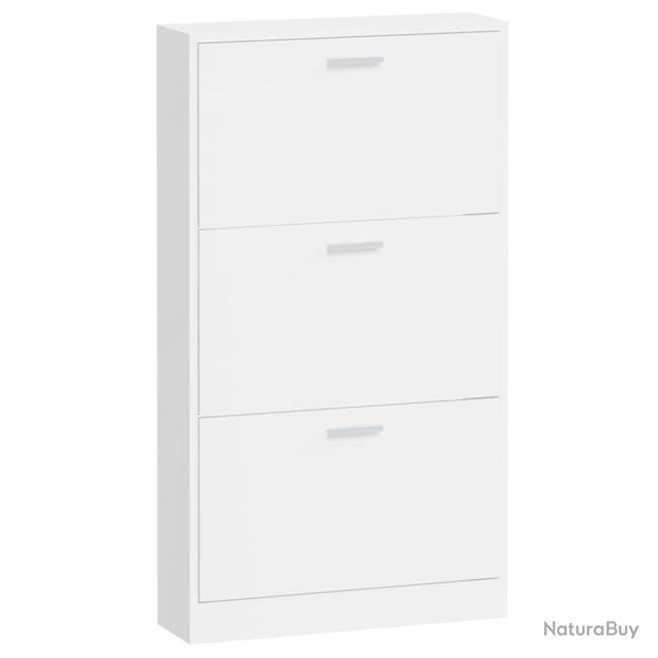 Armoire � chaussures range chaussures rangement meuble entr�e couloir salon brillant 59 x 17 x 108